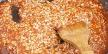 ризотто с горошком