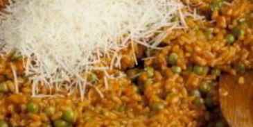 ризотто с горошком