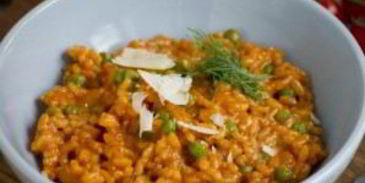 ризотто с горошком