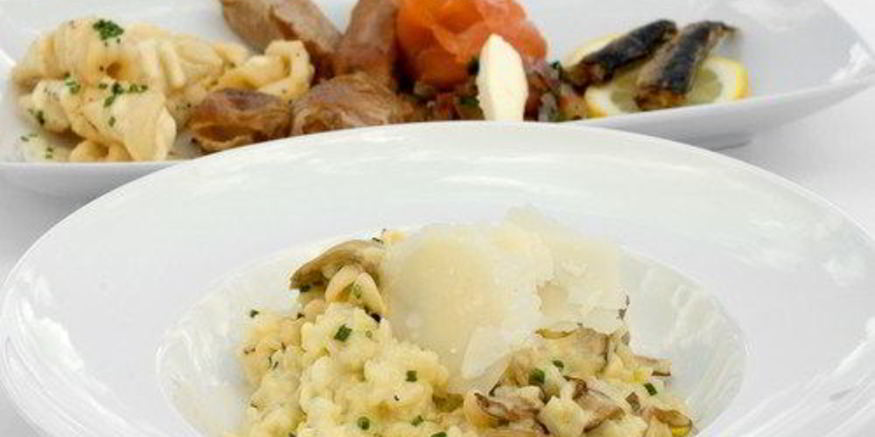 Рецепт ризотто с грушей и горгонзолой