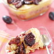 Рецепт Ризотто с кокосовым молоком и сливами, запечеными в марсале с корицей