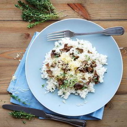 Ризотто с копченой грудинкой