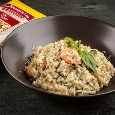 Ризотто с креветками