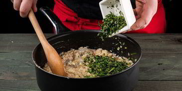 ризотто с креветками