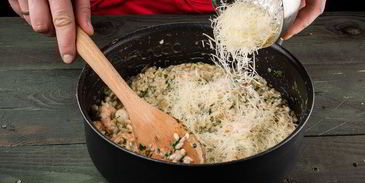 ризотто с креветками