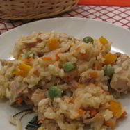 Рецепт Ризотто с курицей и овощами