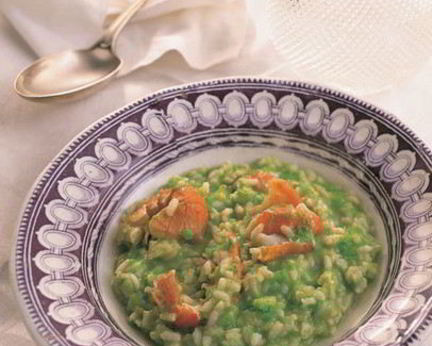 Ризотто с лангустинами