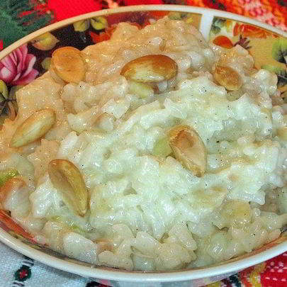 Ризотто с миндалем