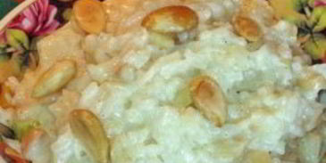 ризотто с миндалем