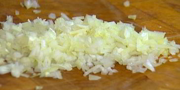 ризотто с мятой и ветчиной