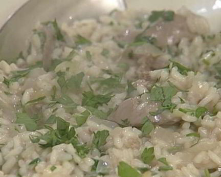 Ризотто с печенью