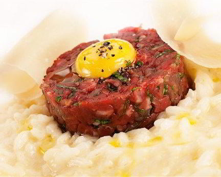 Ризотто с тар-таром