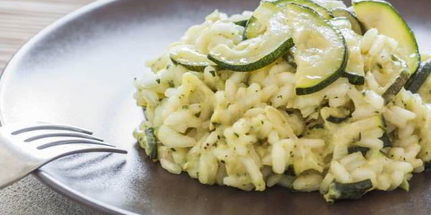 Рецепт ризотто с цукини и перцем