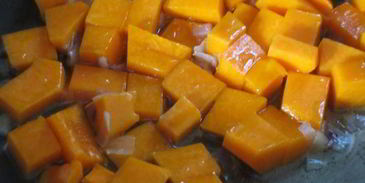 ризотто с тыквой и беконом