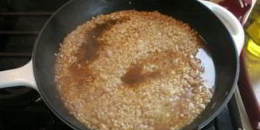 ризотто с тыквой и шпинатом