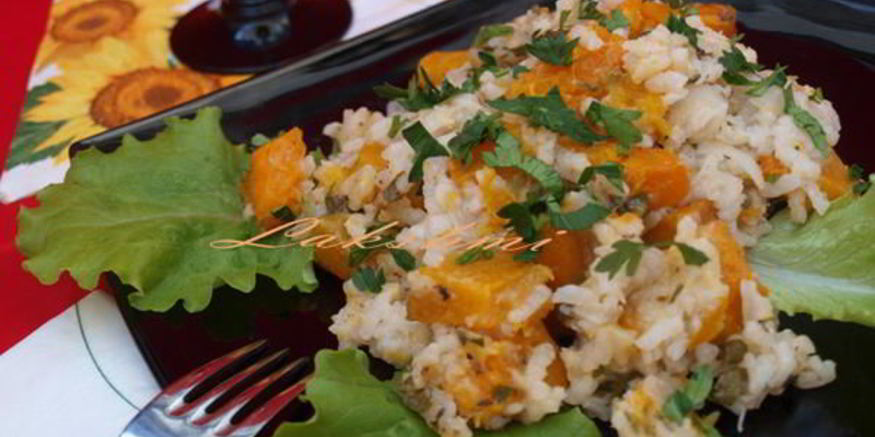 Рецепт ризотто с тыквой