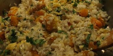 ризотто с тыквой