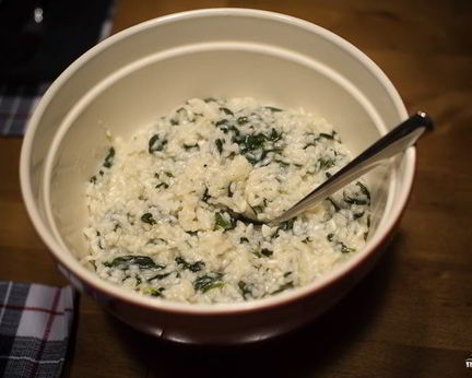 Ризотто со шпинатом
