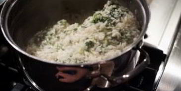 ризотто со шпинатом