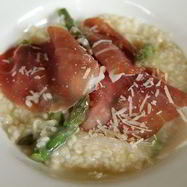 Рецепт Ризотто со спаржей и пармской ветчиной