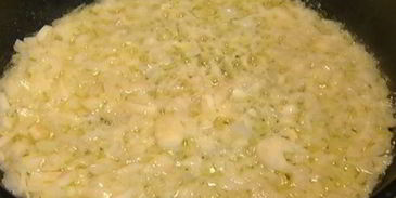 ризотто со спаржей и пармской ветчиной