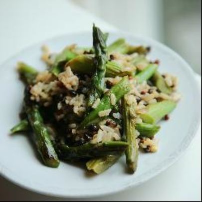 Ризотто со спаржей