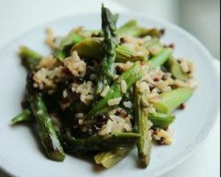 Ризотто со спаржей