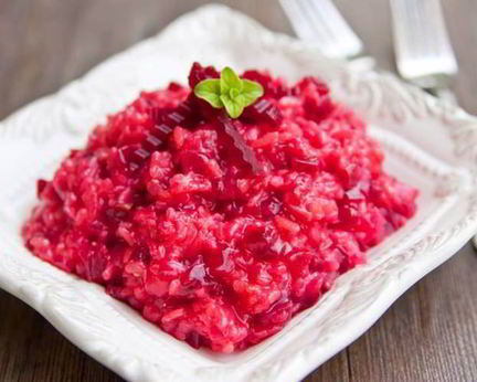 Ризотто со свеклой