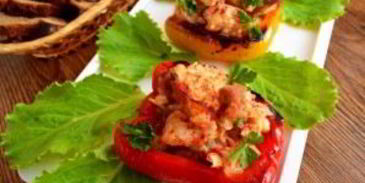 ризотто в болгарском перце