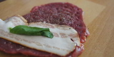 сальтимбокка с ризотто