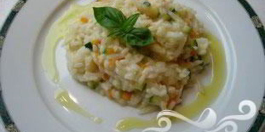 Рецепт сливочного ризотто с овощами