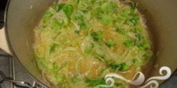 сливочное ризотто с овощами