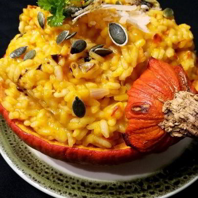 Тыквенное ризотто