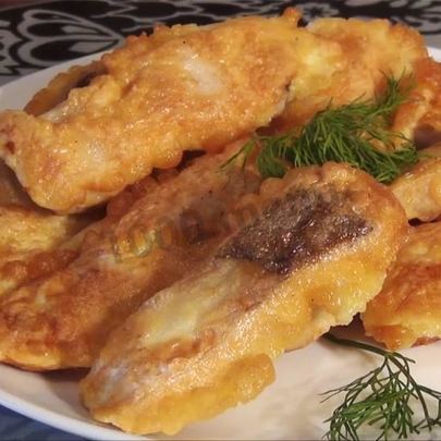 Филе хека в кляре