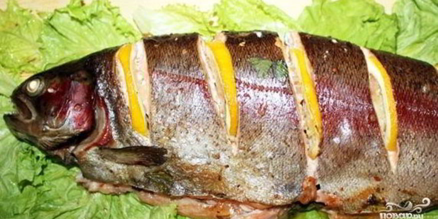 Рецепт форели радужной в фольге