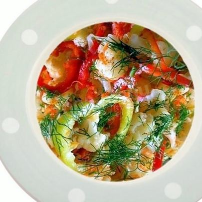 Кальмары с рисом