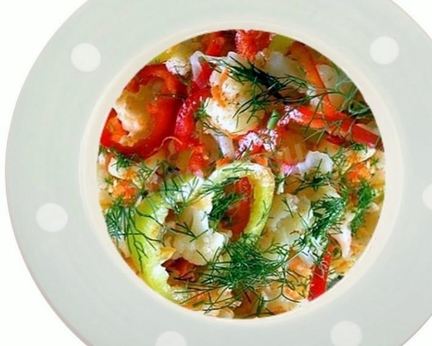 Кальмары с рисом