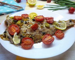 Камбала по-итальянски