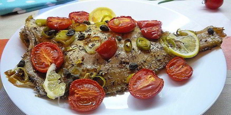 Рецепт камбалы по-итальянски