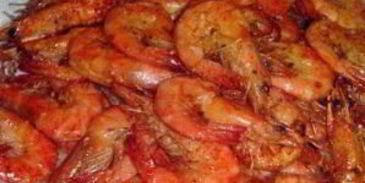 хрустящие креветки с чесноком