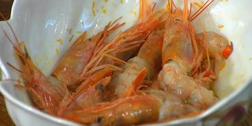 креветки на гриле в пряном апельсиновом маринаде