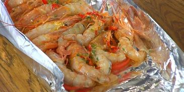 креветки на гриле в пряном апельсиновом маринаде