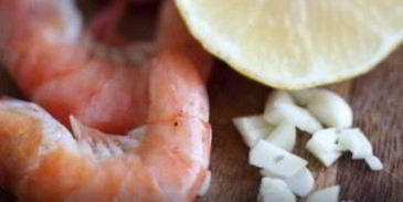 креветки на гриле