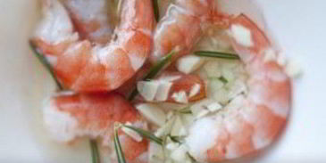 креветки на гриле