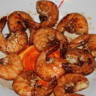 Рецепт Креветок в соевом соусе жареные