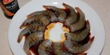 креветки в соевом соусе жареные