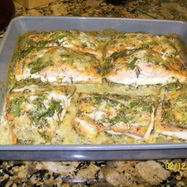 Рецепт Лосося в духовке под пикантным соусом