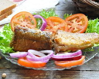 Навага жареная