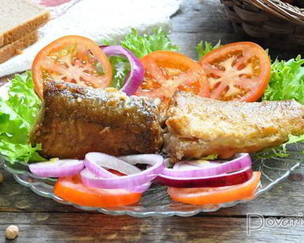 Навага жареная