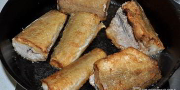 навага жареная